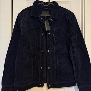 Brand New Banana republic Navy Corduroy Jacket